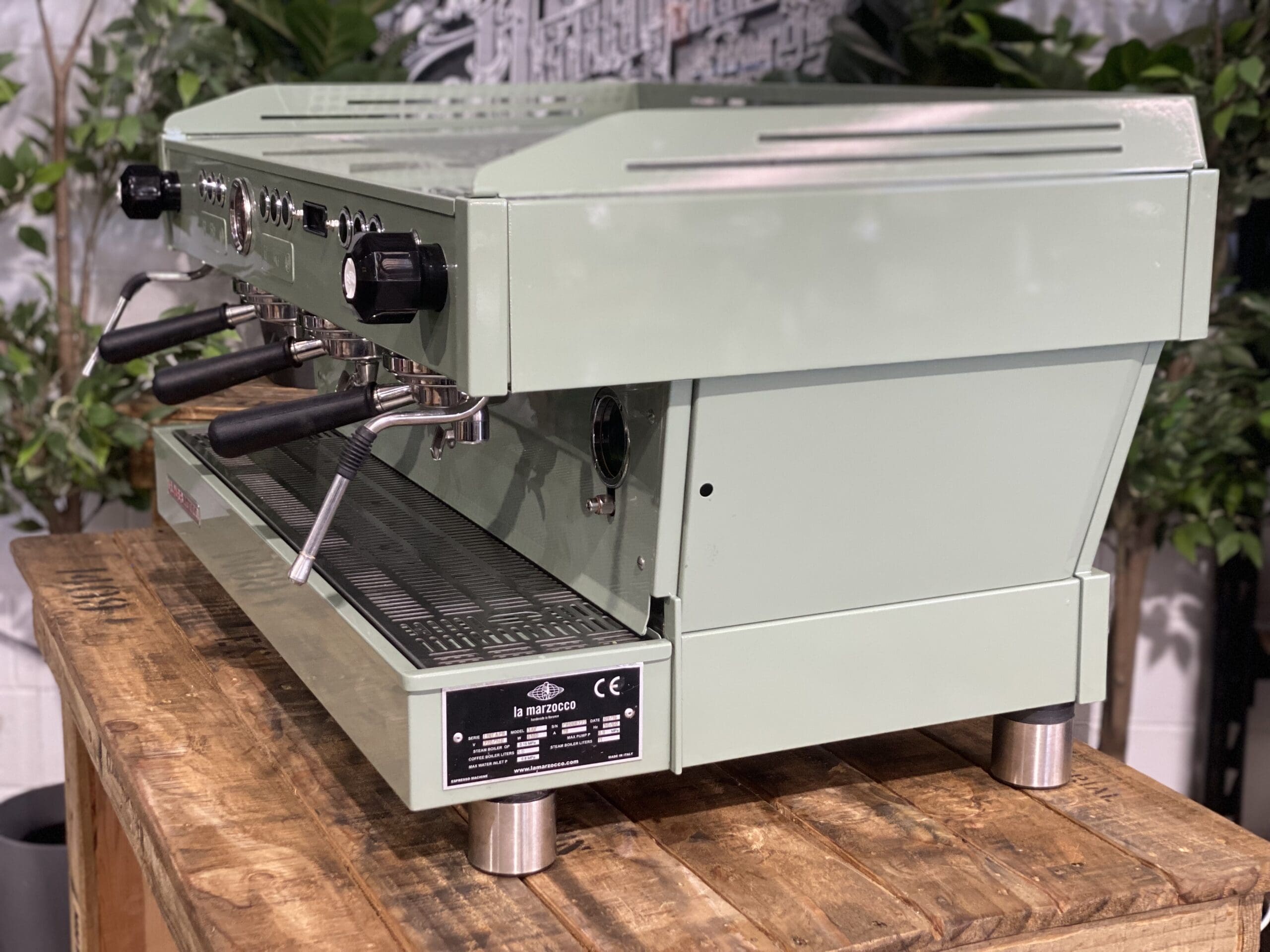 La Marzocco Linea PB Custom Moss - 3 Group Commercial Espresso Machine - Green
