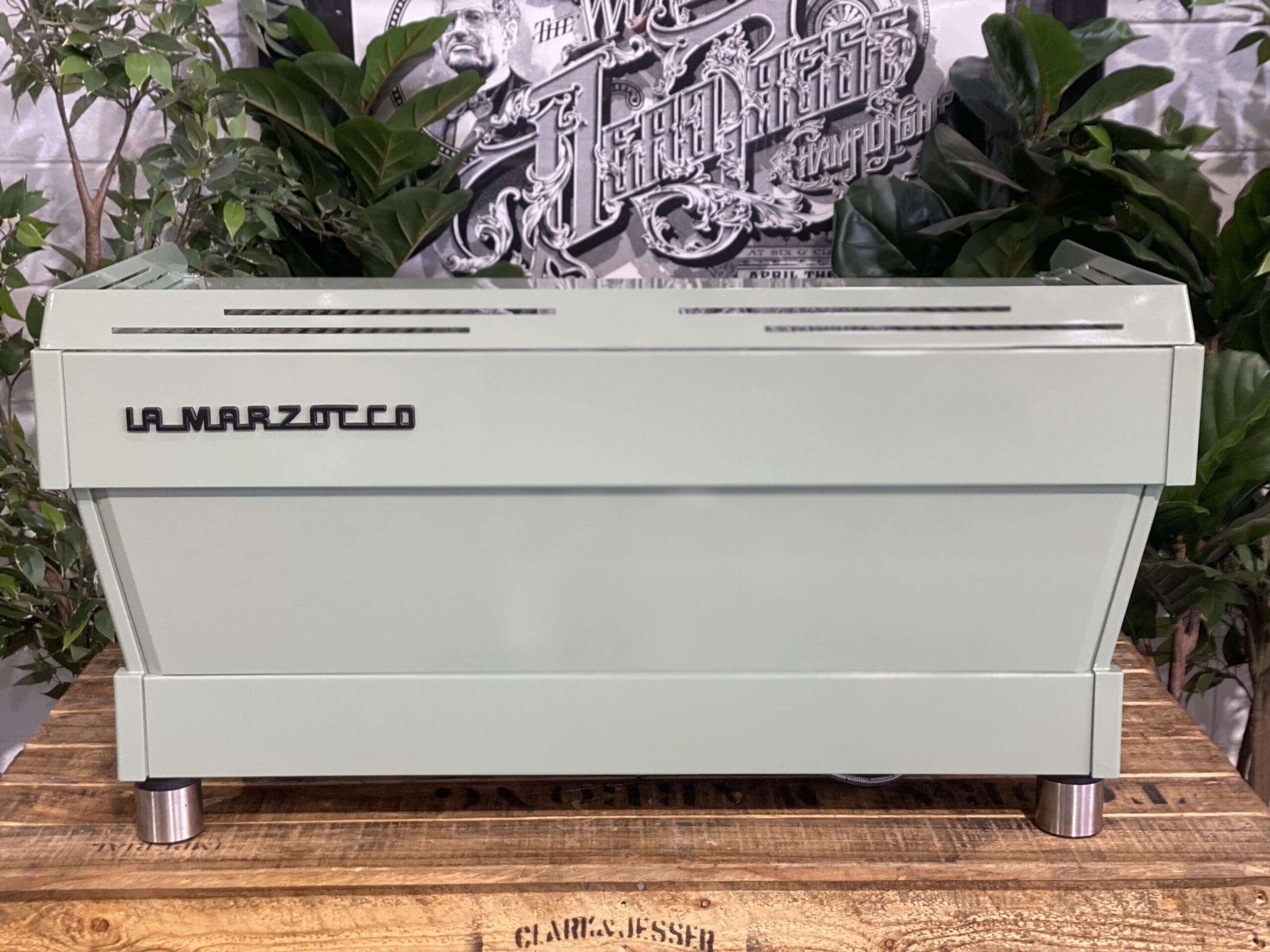 La Marzocco Linea PB 3 Group Custom Moss Green