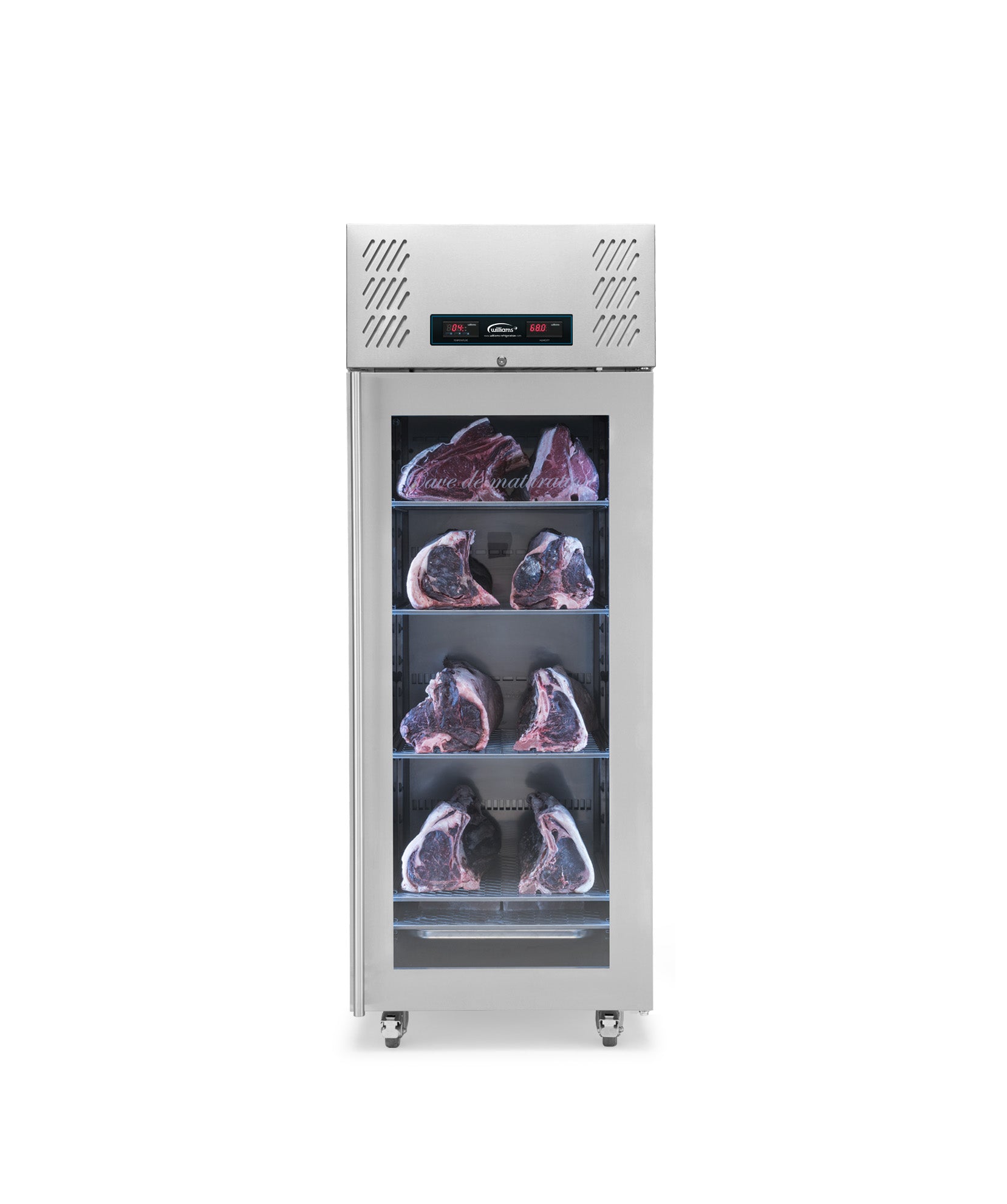 Williams Meat Aging Refrigerator - Single Glass Door Top Mounted Upright Meat Aging Fridge MAR1-HC