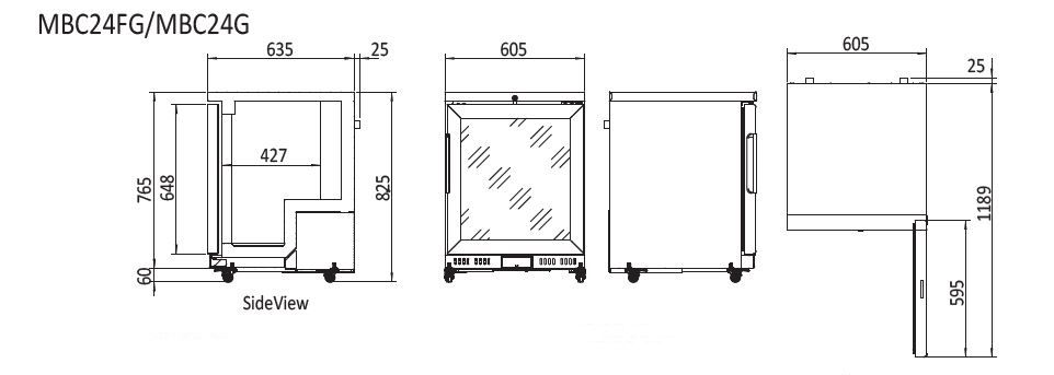 Atosa Glass Door Freezer