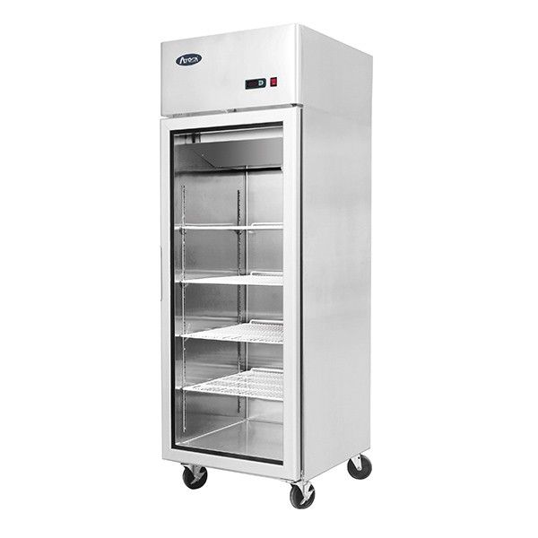 Atosa Top Mounted Single Glass Door Freezer