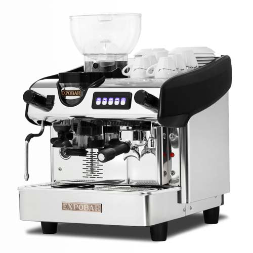 Expobar MegaCrem & Pearl - 1 Group Commercial Espresso Machine - Stainless Steel