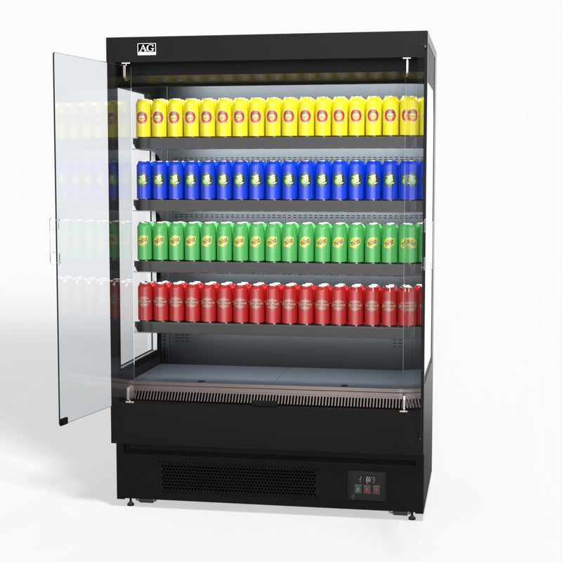 AG 1315mm Supermarket Multi Deck Showcase 2 door Glass Fridge