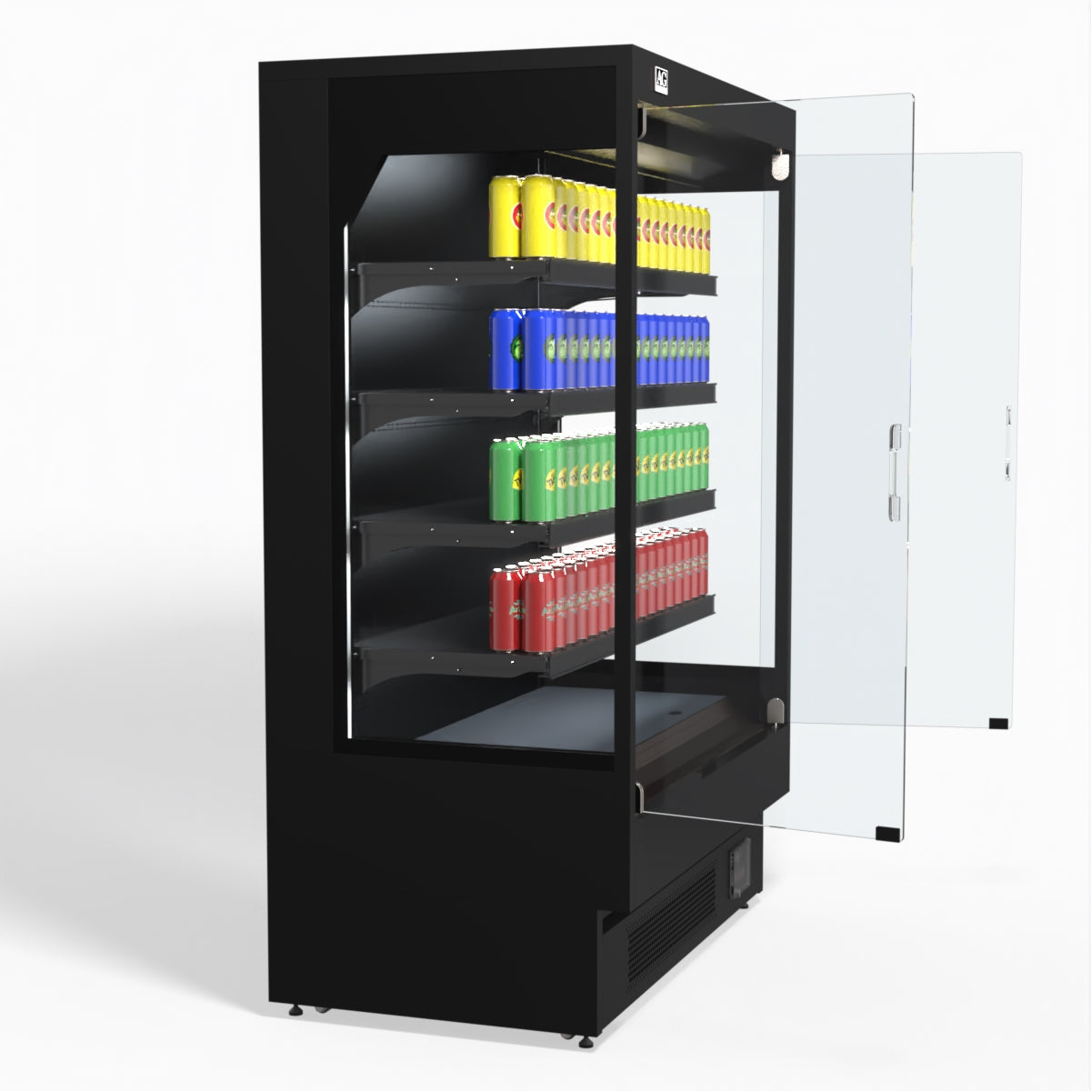 AG 1315mm Supermarket Multi Deck Showcase 2 door Glass Fridge