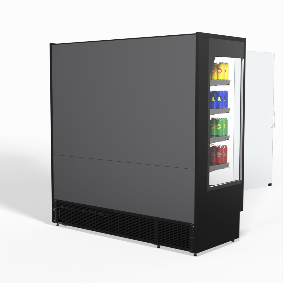 AG 1940mm Supermarket Multi Deck Showcase 3 door Glass Fridge