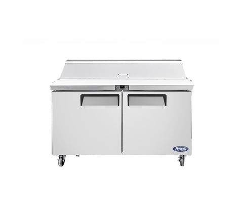 Atosa Double Door Sandwich Prep Table Refrigerator MSF8302