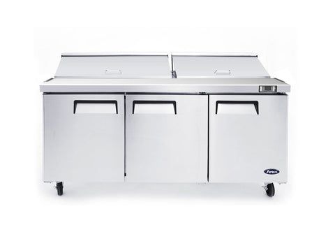 Atosa Three Door Sandwich Prep Table Refrigerator MSF8304