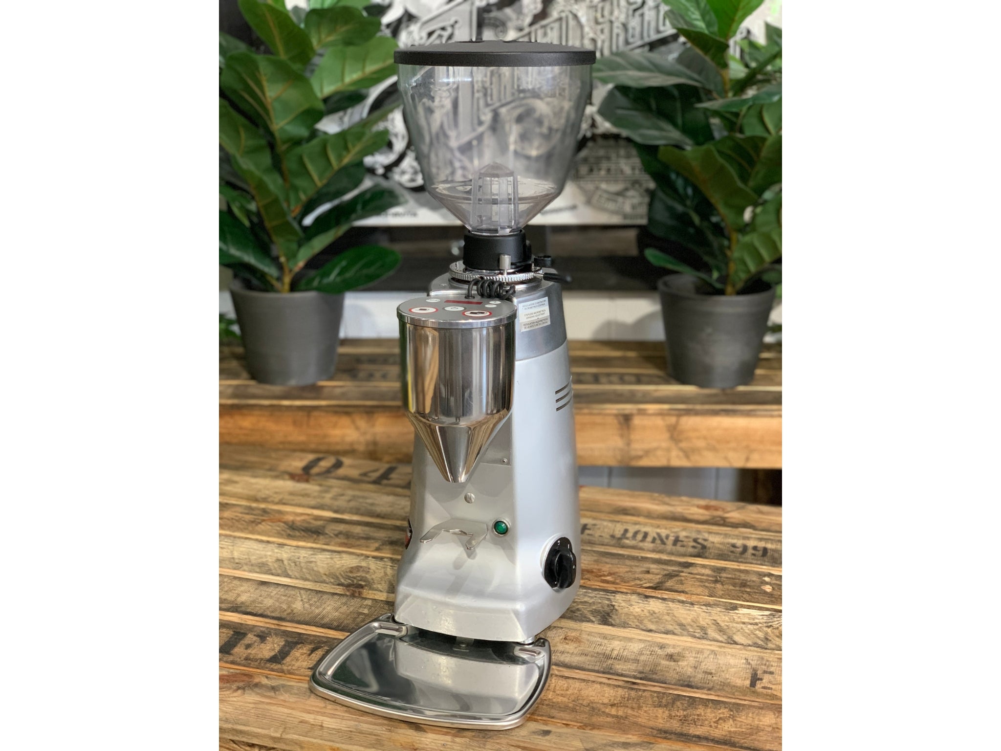 Mazzer Kony Electronic - Coffee Grinder - Silver