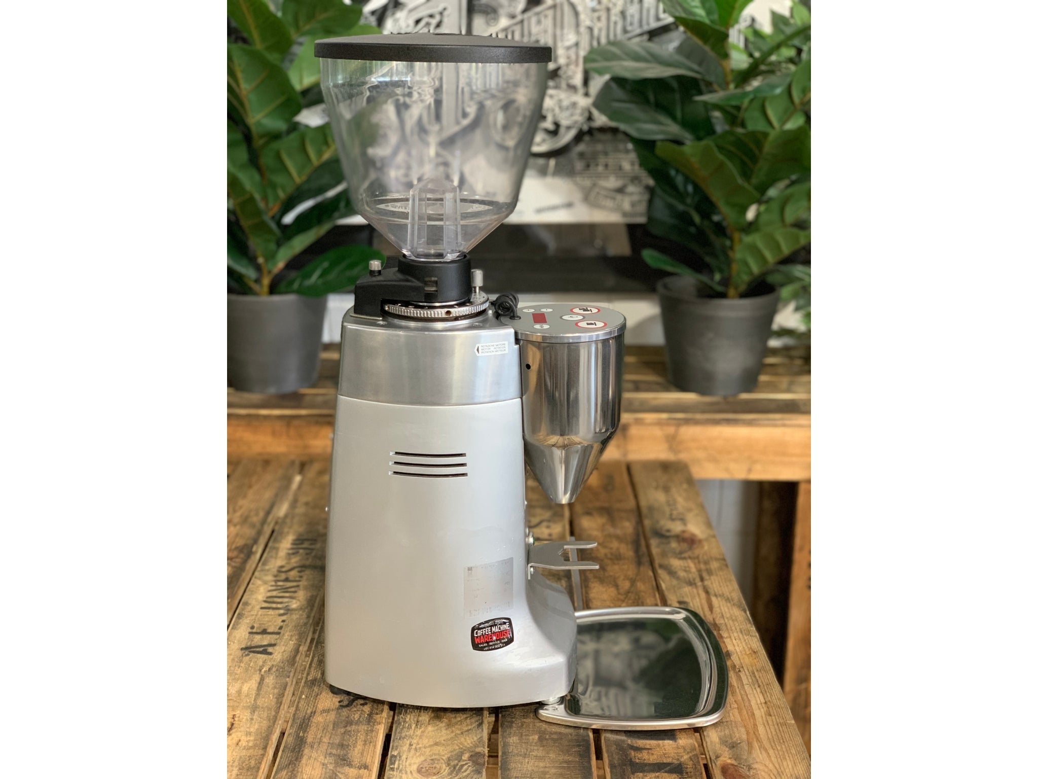 Mazzer Kony Electronic - Coffee Grinder - Silver