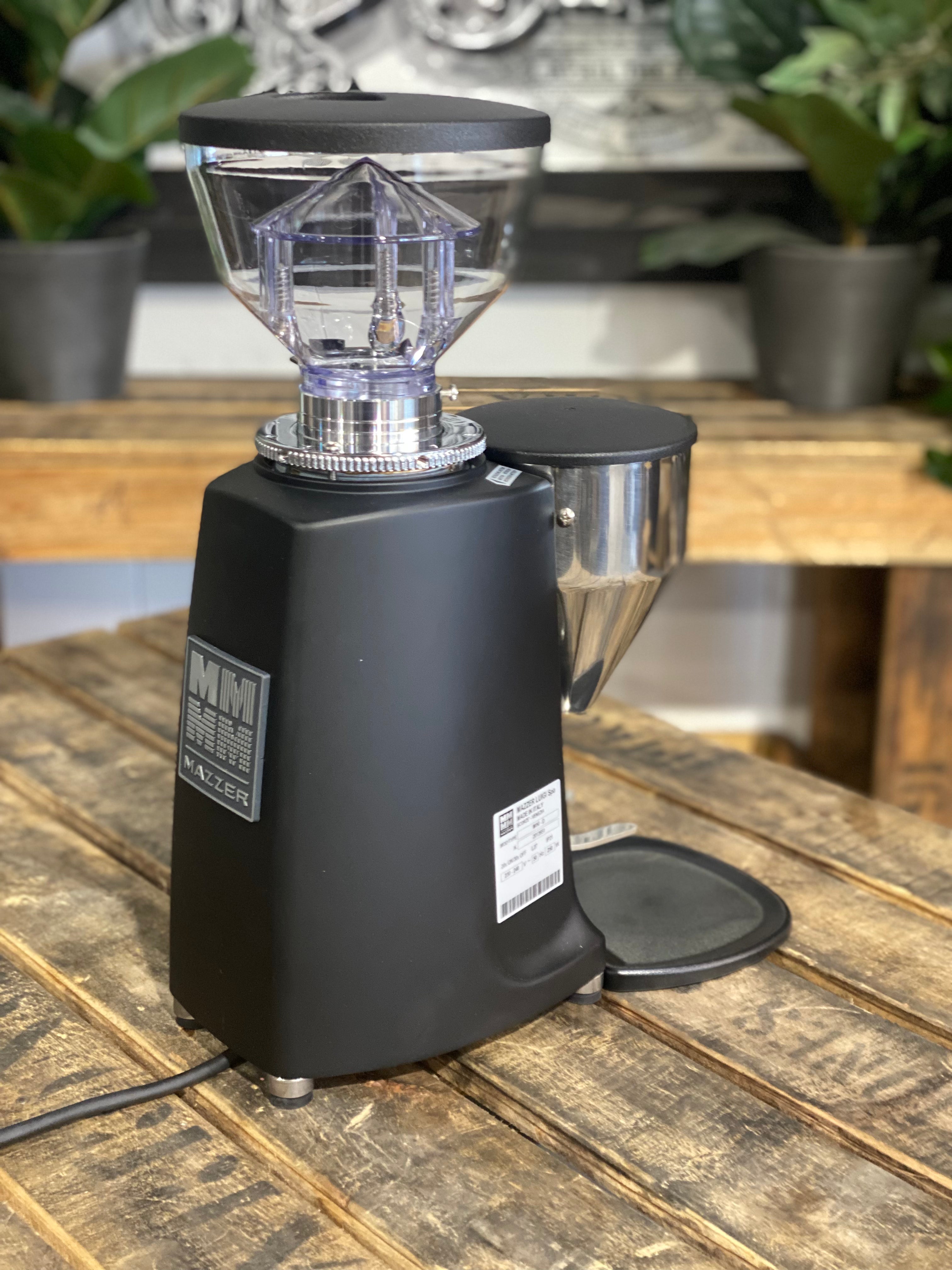 Mazzer Mini Electronic B Brand Espresso - Coffee Grinder - Black