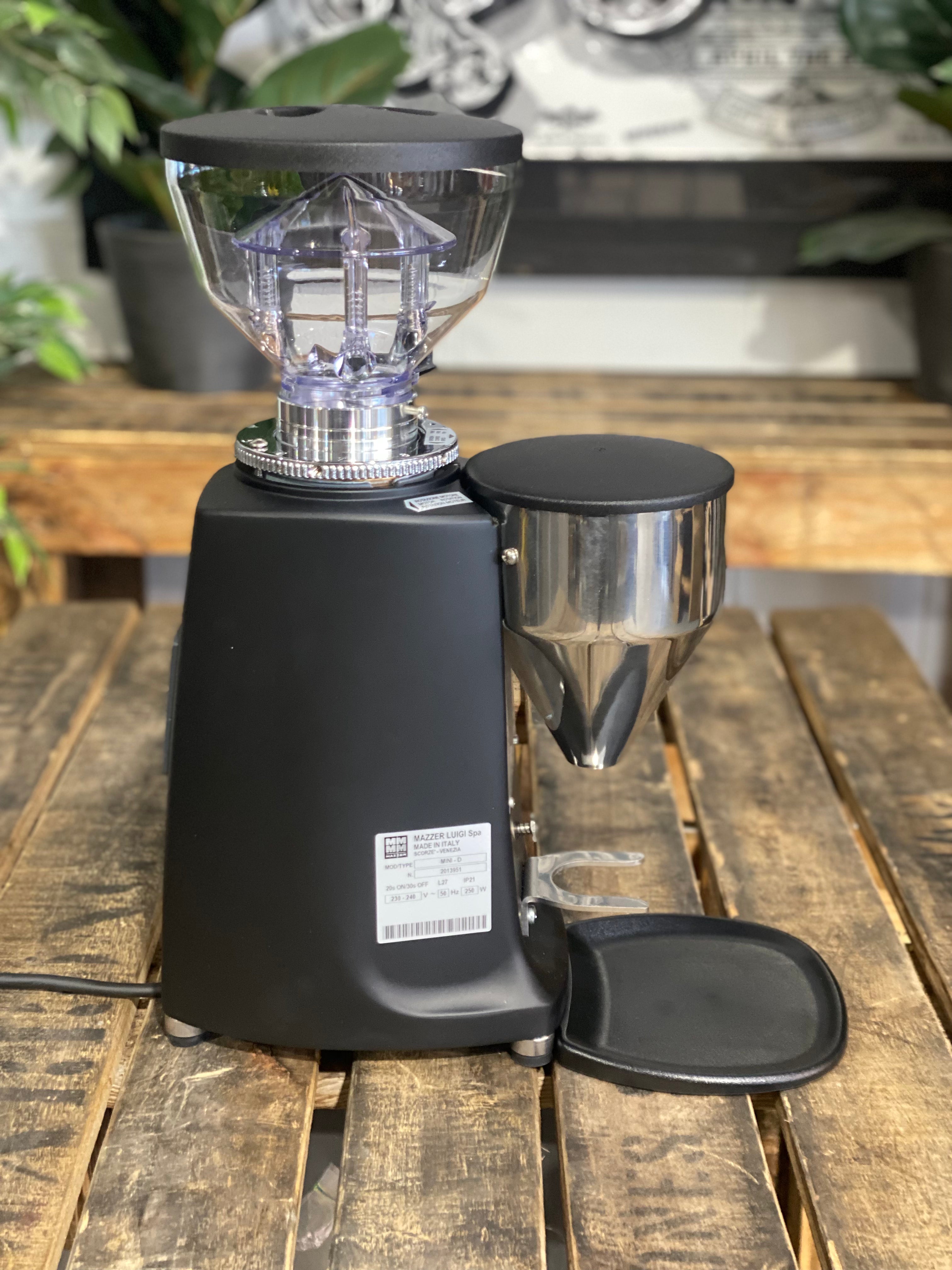 Mazzer Mini Electronic B Brand Espresso - Coffee Grinder - Black