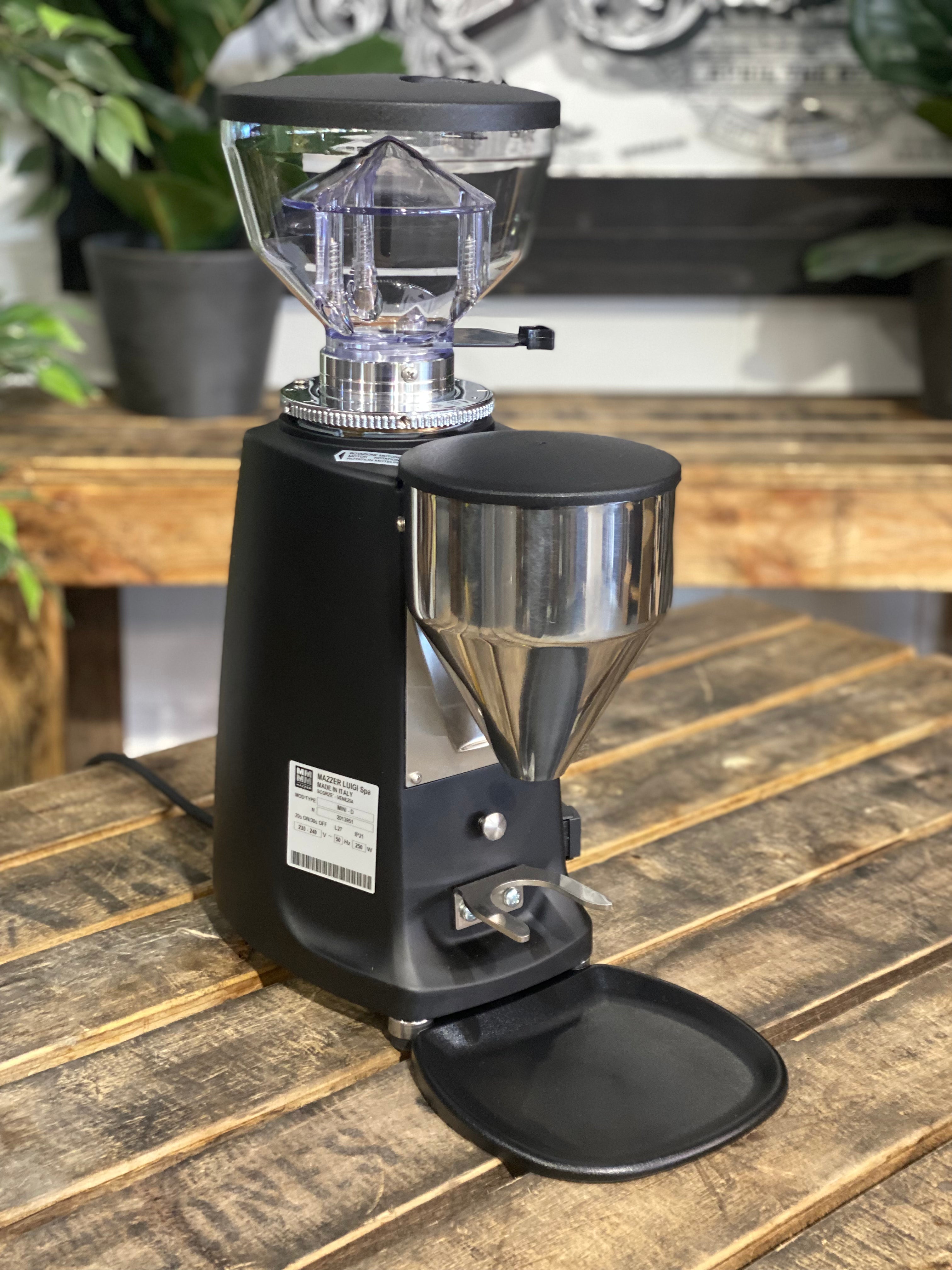 Mazzer Mini Electronic B Brand Espresso - Coffee Grinder - Black