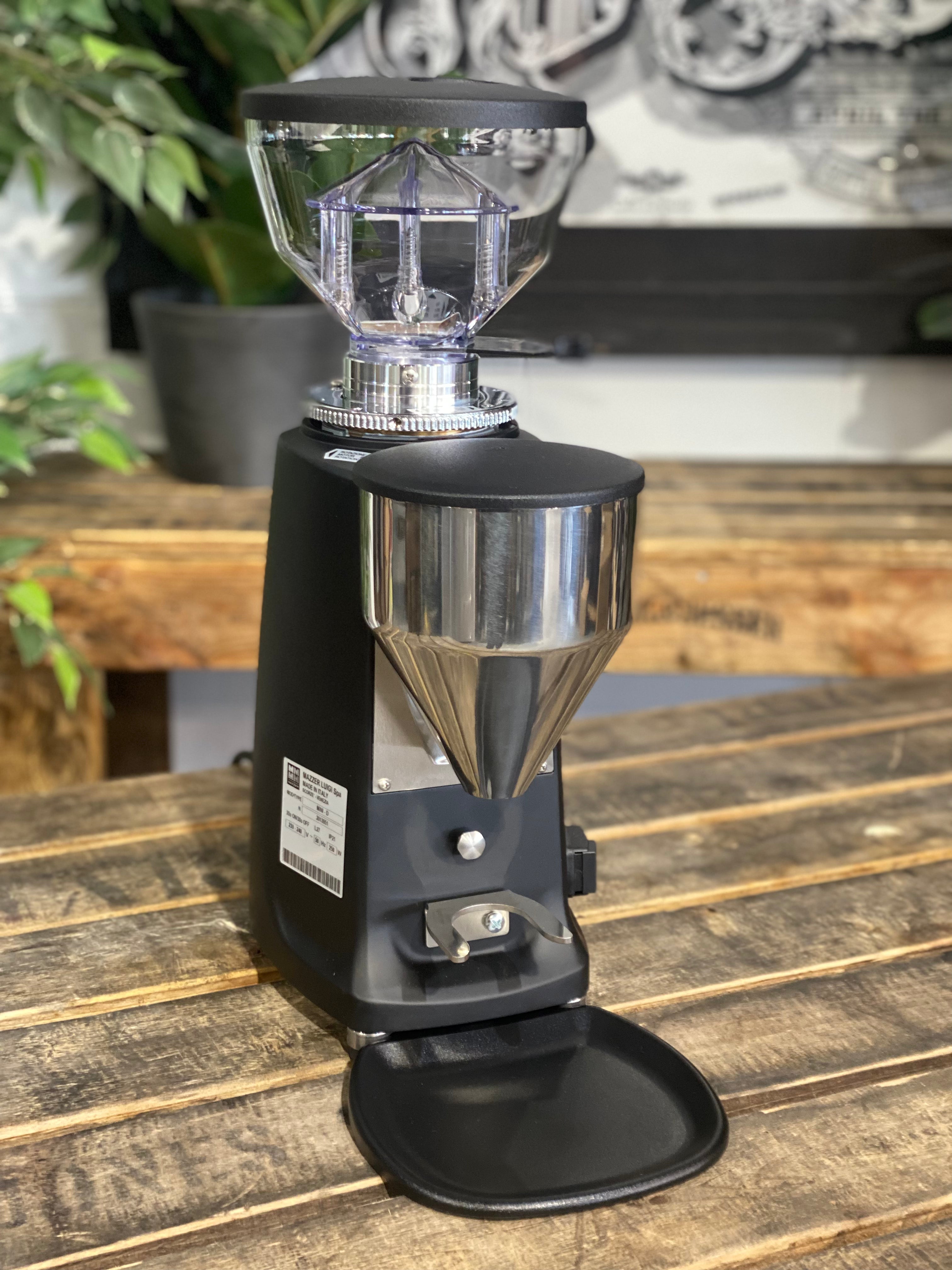 Mazzer Mini Electronic B Brand Espresso - Coffee Grinder - Black