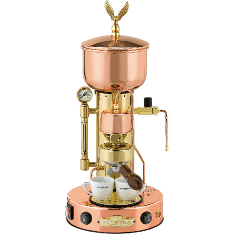 Micro Casa Semi Auto Espresso Machine - Copper/Brass or Chrome Finish