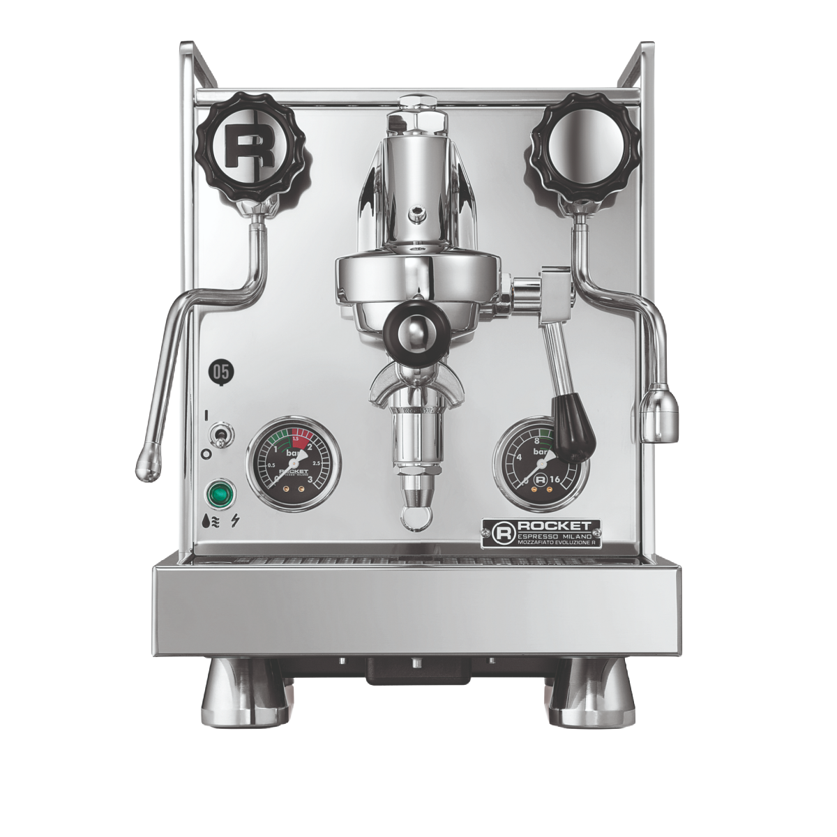 Rocket Mozzafiato Cronometro R - 1 Group Commercial Espresso Machine - Stainless Steel