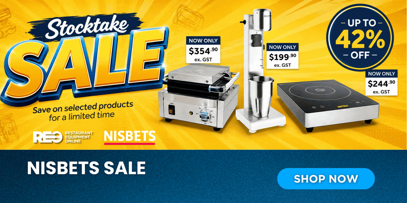 Nisbets Sale
