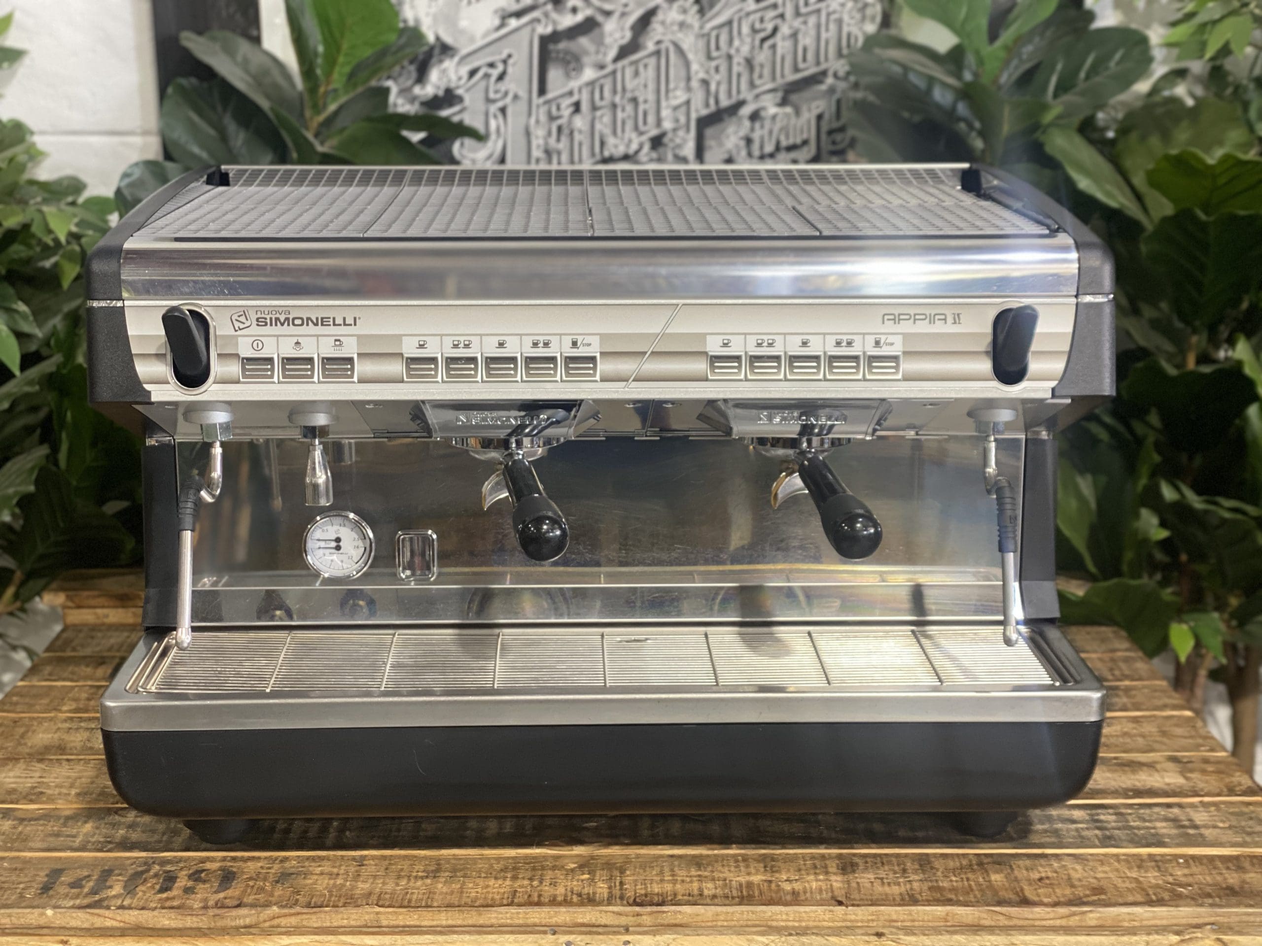 Nuova Simonelli Appia II - 2 Group Commercial Espresso Machine - Black