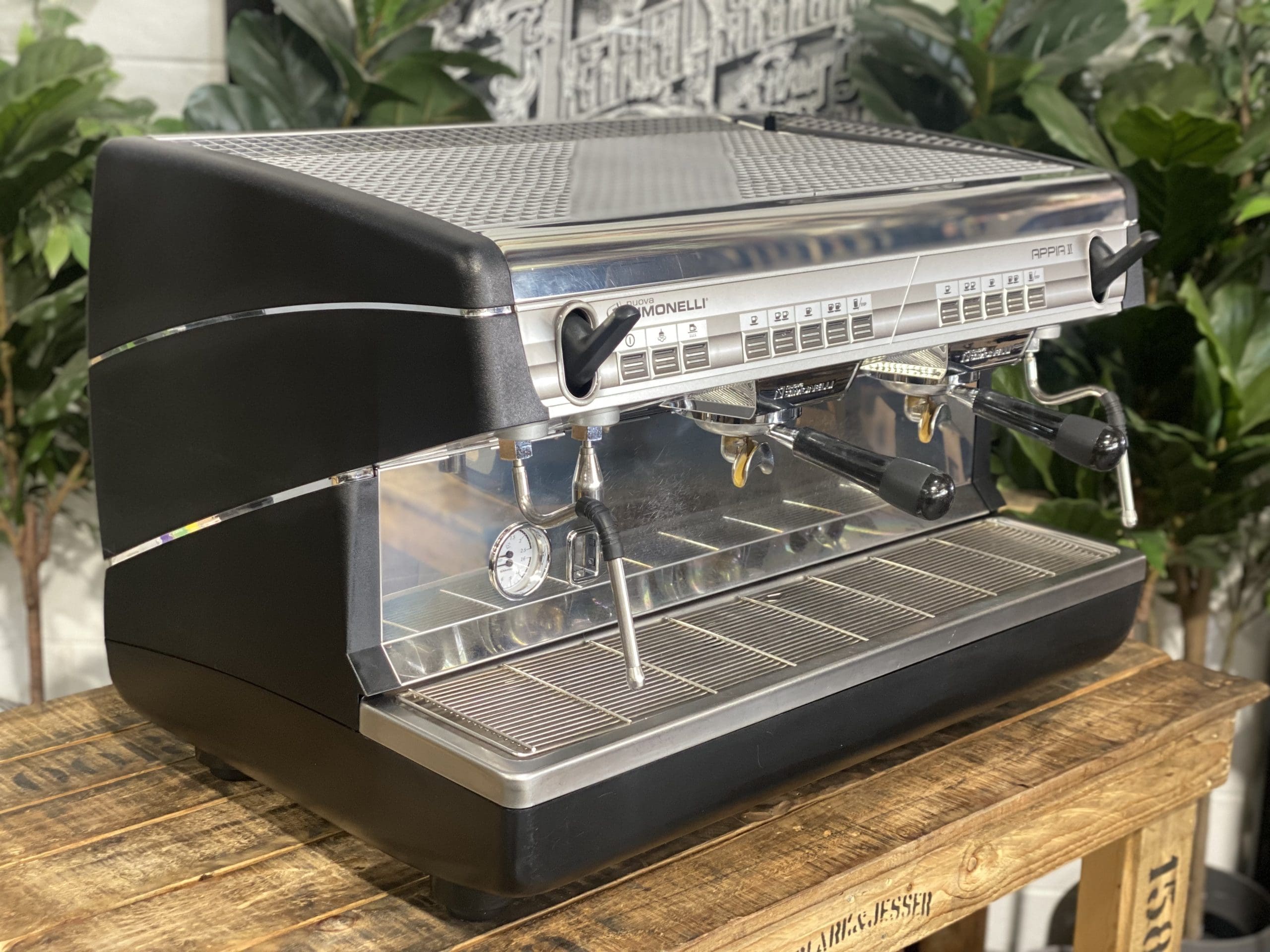 Nuova Simonelli Appia II - 2 Group Commercial Espresso Machine - Black