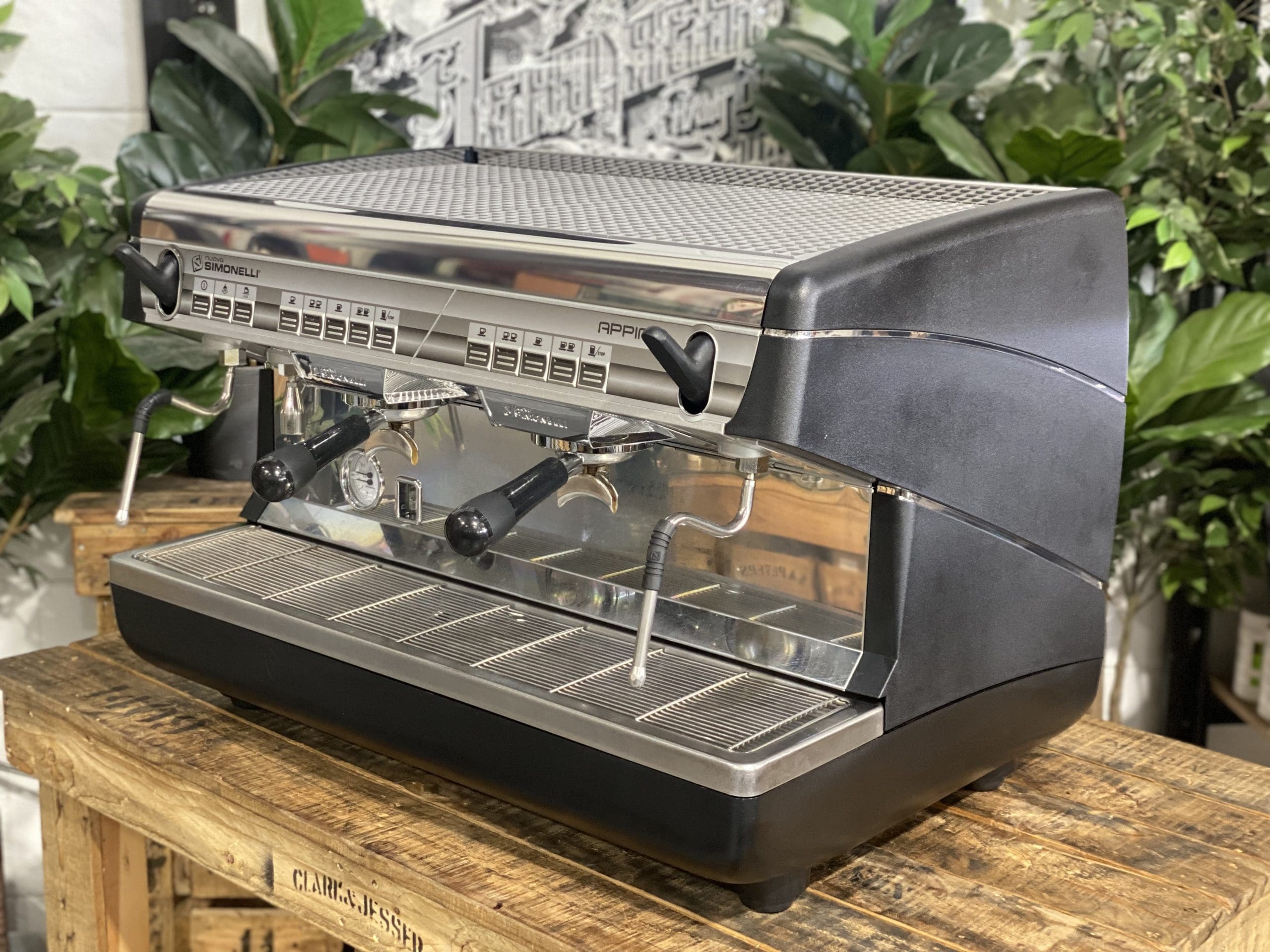 Nuova Simonelli Appia II - 2 Group Commercial Espresso Machine - Black