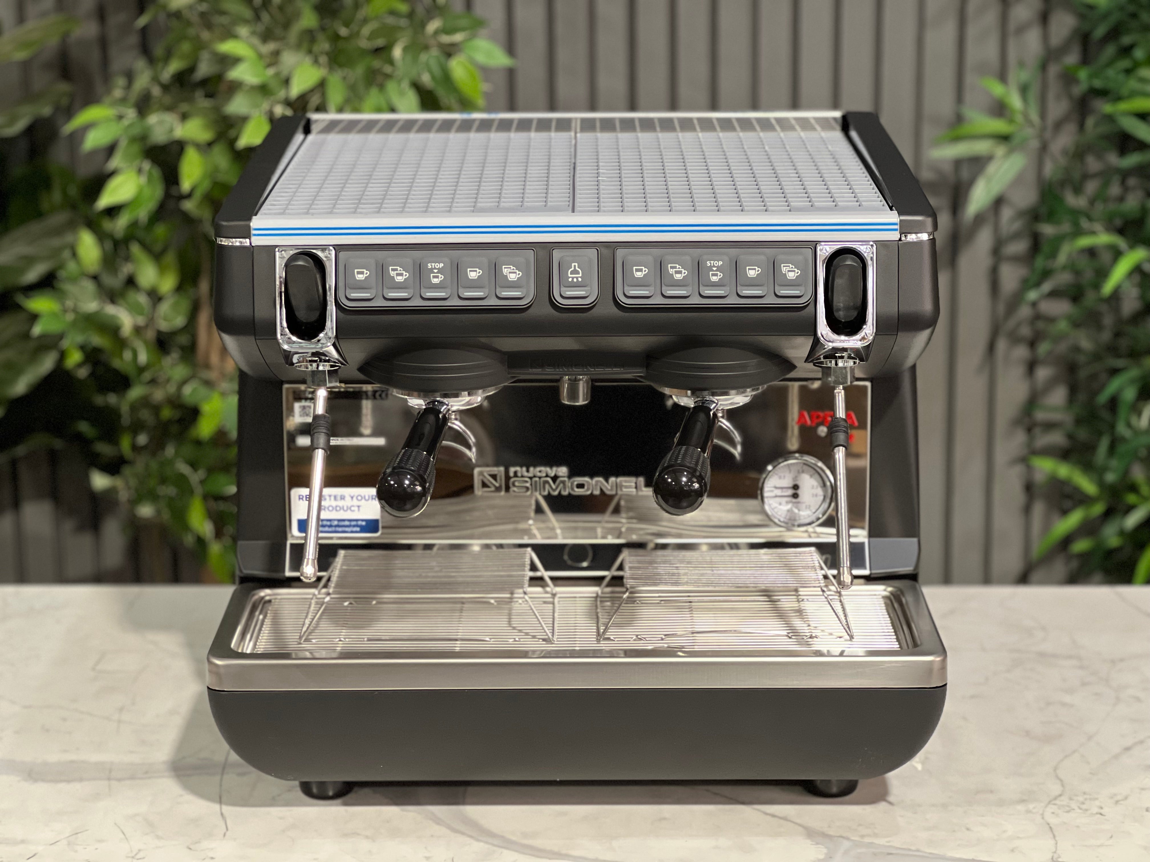 Nuova Simonelli Appia Life Compact - 2 Group Commercial Espresso Machine - Black