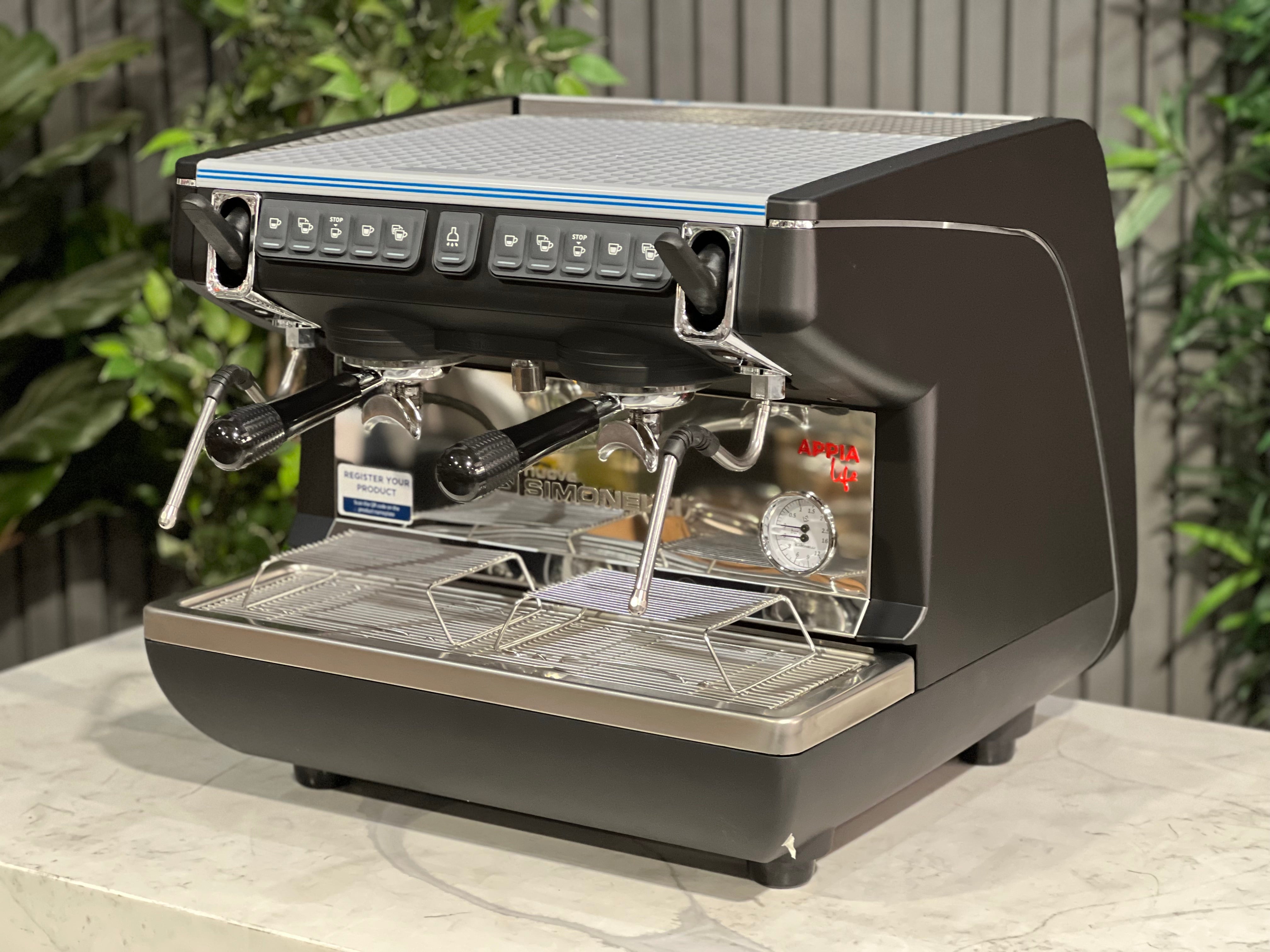 Nuova Simonelli Appia Life Compact - 2 Group Commercial Espresso Machine - Black