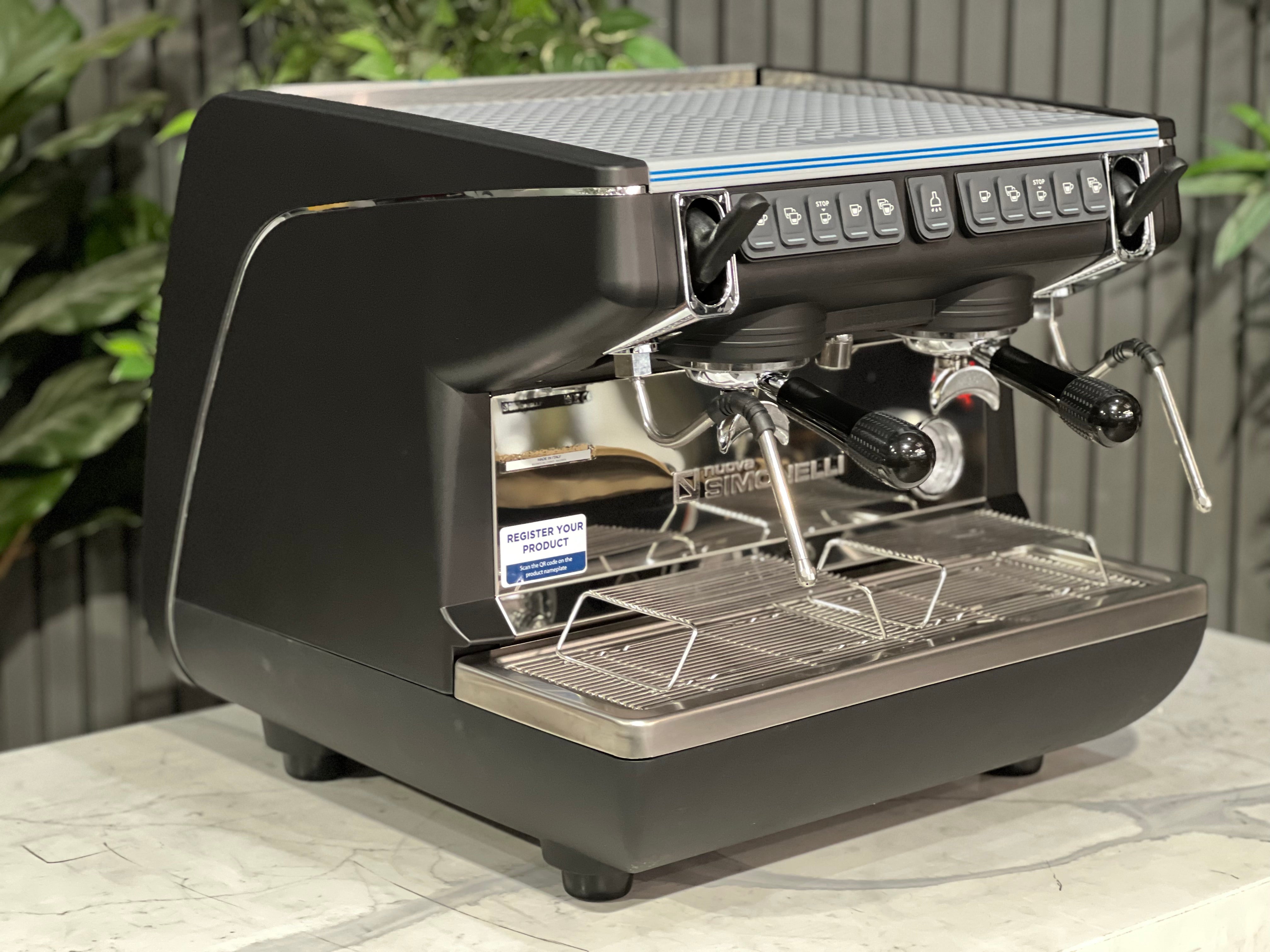 Nuova Simonelli Appia Life Compact - 2 Group Commercial Espresso Machine - Black