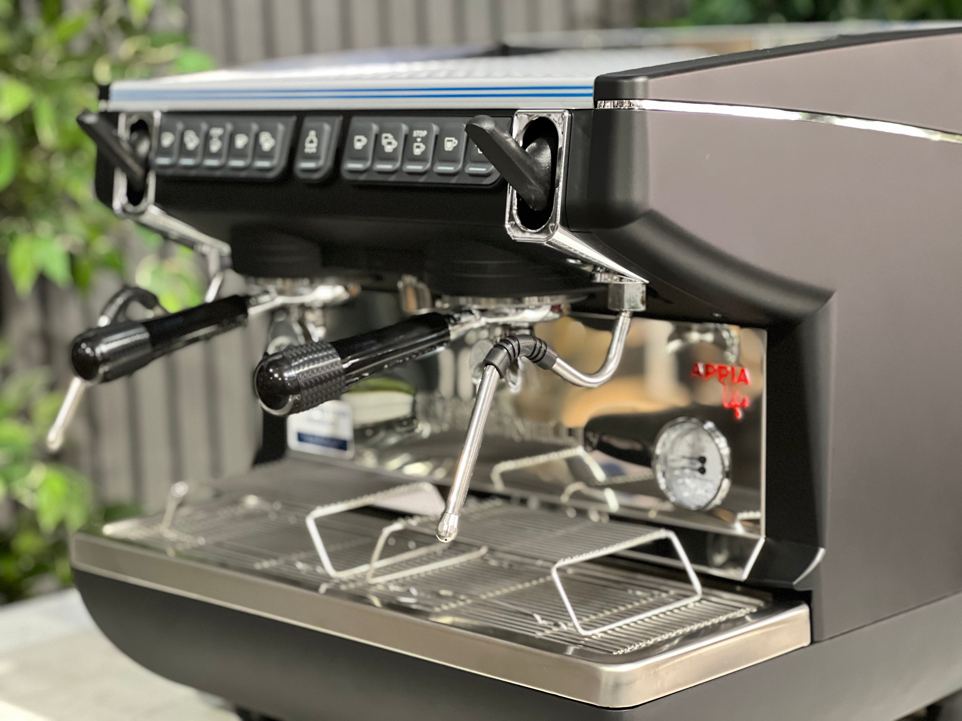 Nuova Simonelli Appia Life Compact - 2 Group Commercial Espresso Machine - Black