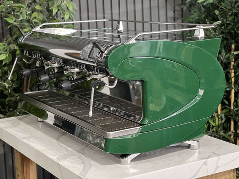Nuova Simonelli Aurelia Wave - 3 Group Commercial Espresso Machine - Green