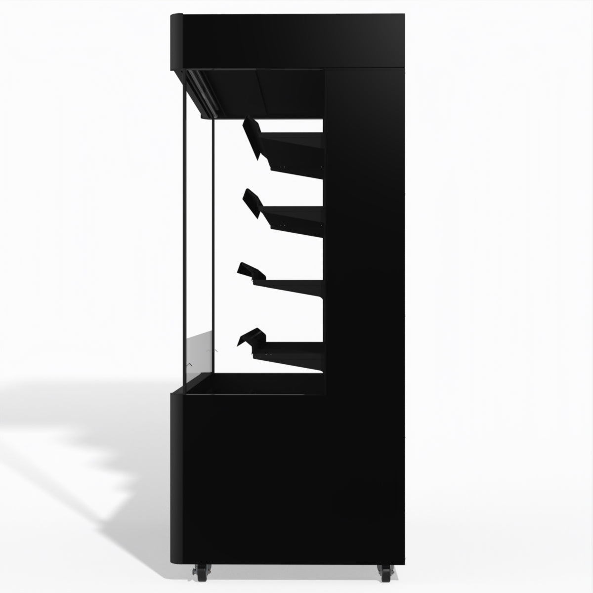 Skope OD1100N Open Deck Fridge - Low Sign - Black - OD1100N.LS.FM