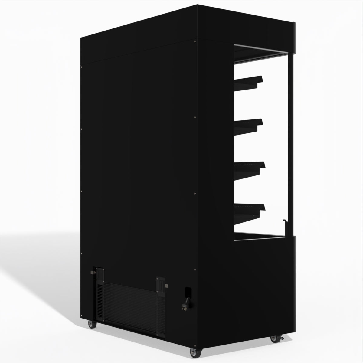 Skope OD1100N Open Deck Fridge - Low Sign - Black - OD1100N.LS.FM