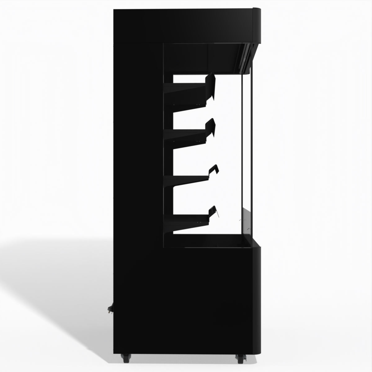 Skope OD1100N Open Deck Fridge - Low Sign - Black - OD1100N.LS.FM