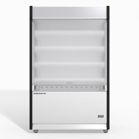 Skope OD1100N Open Deck Fridge - Low Sign - White