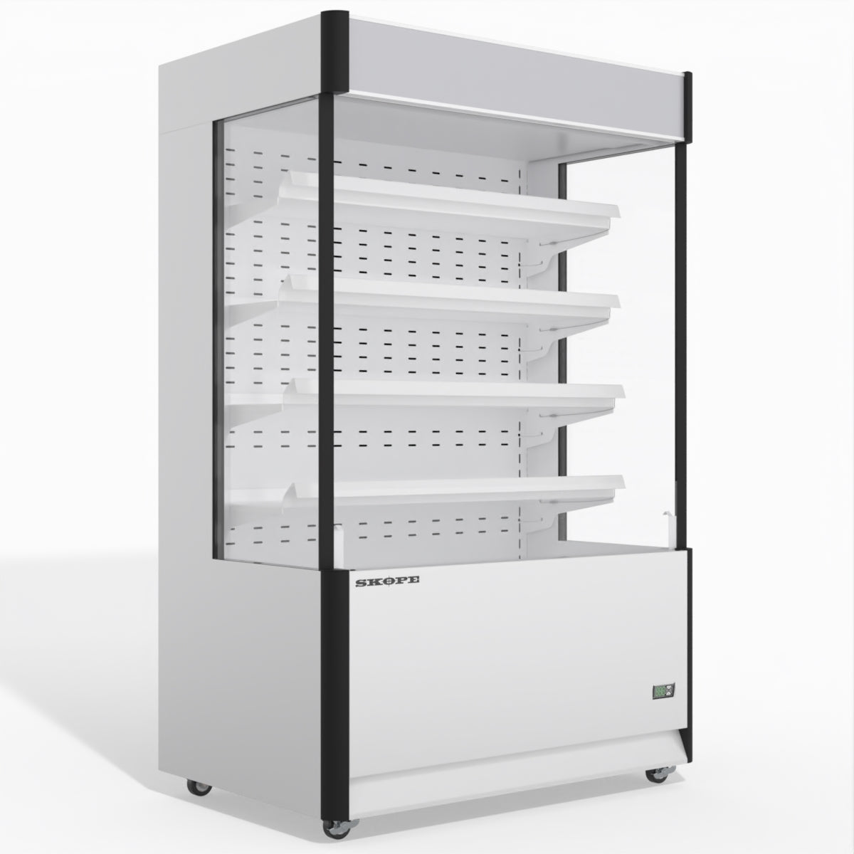 Skope OD1100N Open Deck Fridge - Low Sign - White - OD1100N.LS.FM