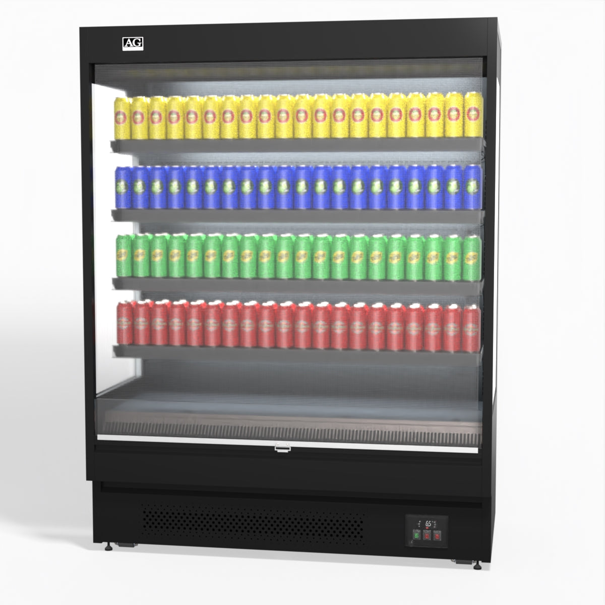 AG 1524mm Supermarket Open Multi Deck Showcase Fridge