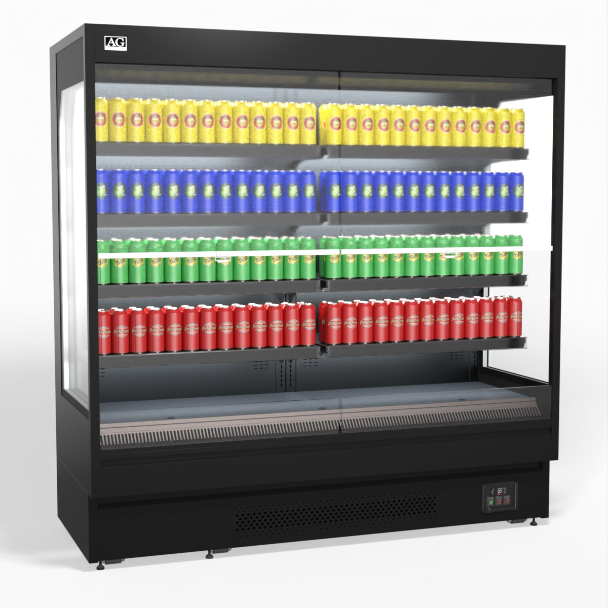 AG 1940mm Supermarket Open Multi Deck Showcase Fridge