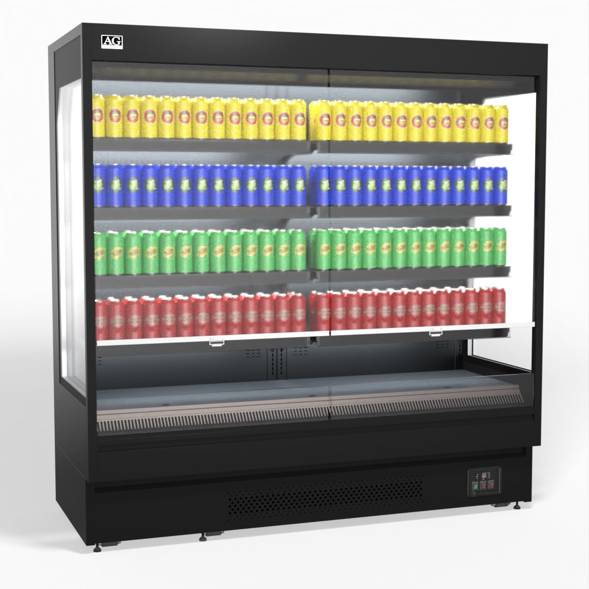 AG 1940mm Supermarket Open Multi Deck Showcase Fridge