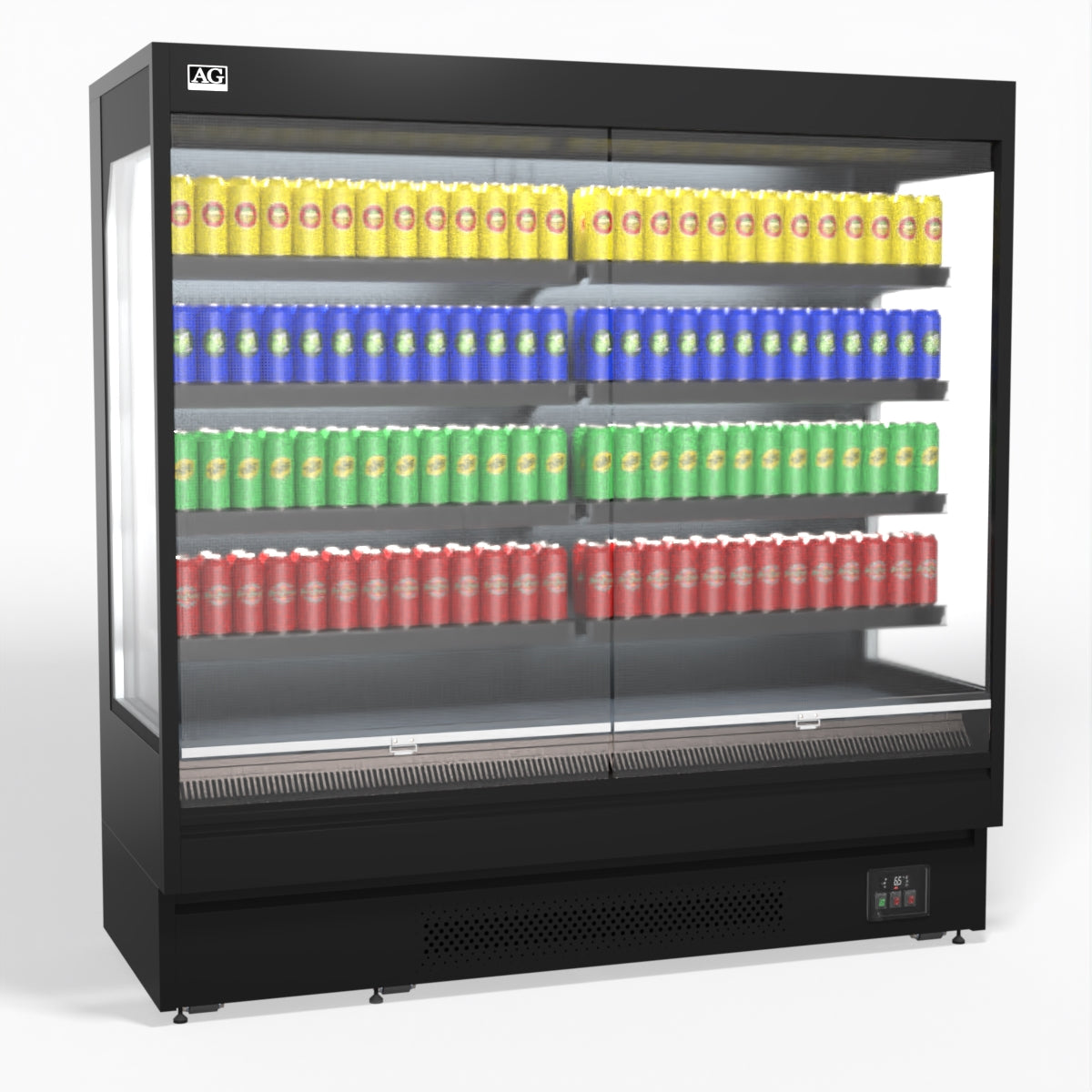 AG 1940mm Supermarket Open Multi Deck Showcase Fridge