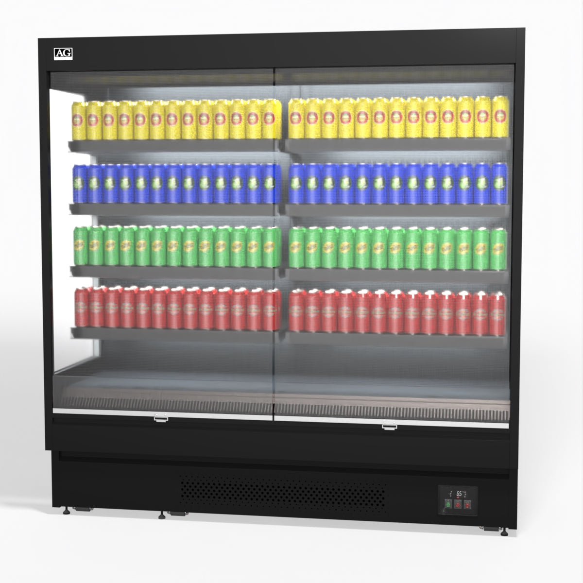 AG 1940mm Supermarket Open Multi Deck Showcase Fridge