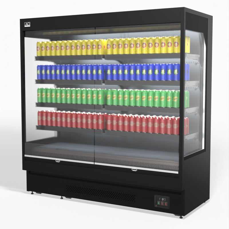 AG 1940mm Supermarket Open Multi Deck Showcase Fridge