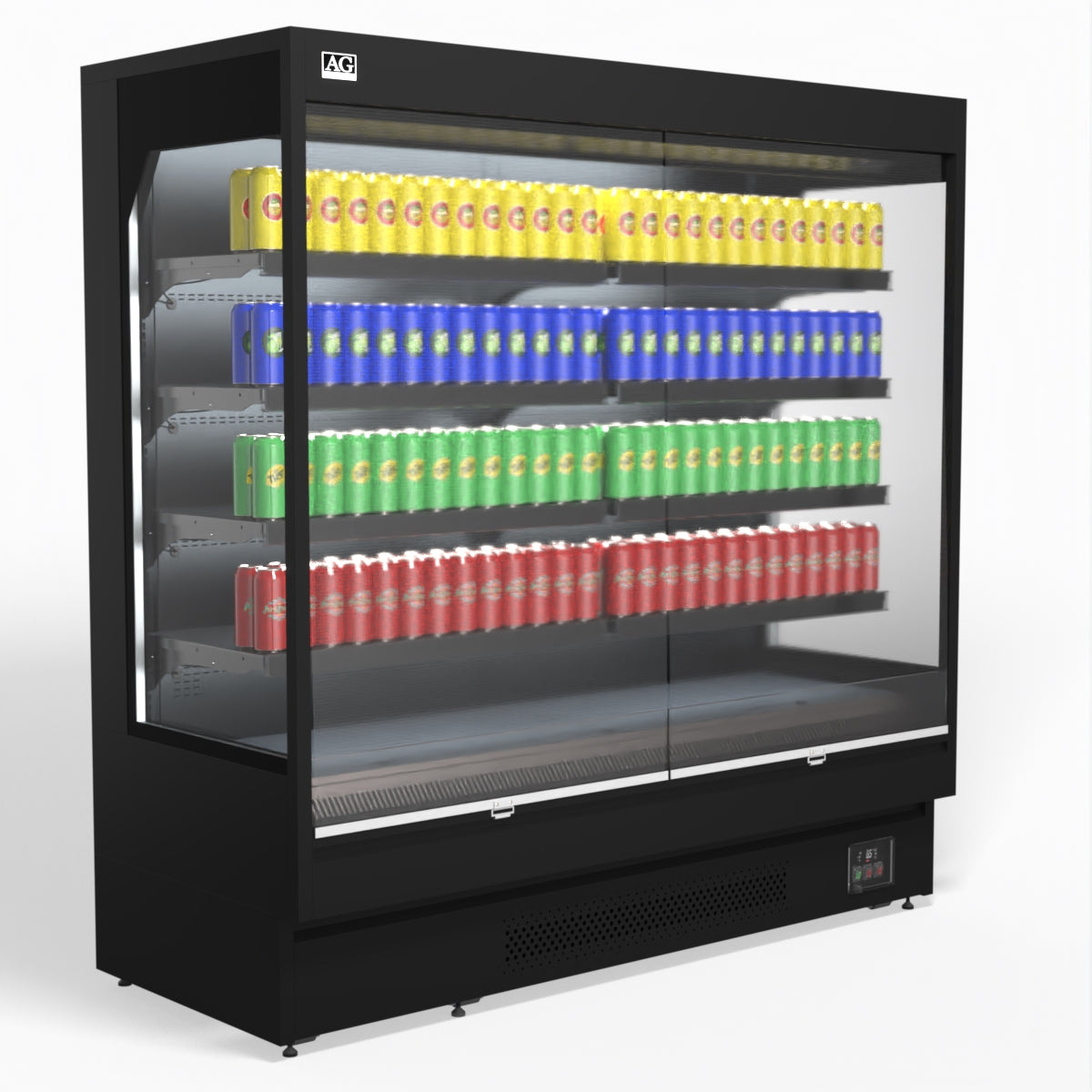 AG 1940mm Supermarket Open Multi Deck Showcase Fridge