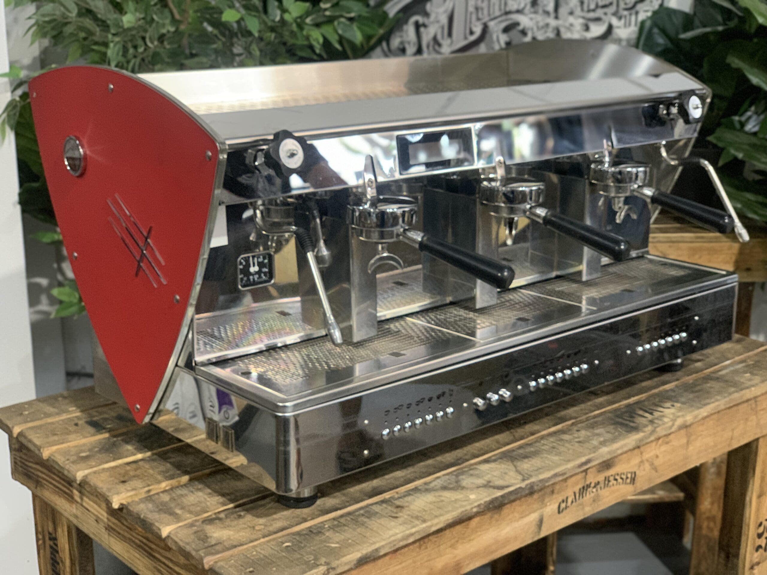 Orchestrale Etnica - 3 Group Commercial Espresso Machine - Red