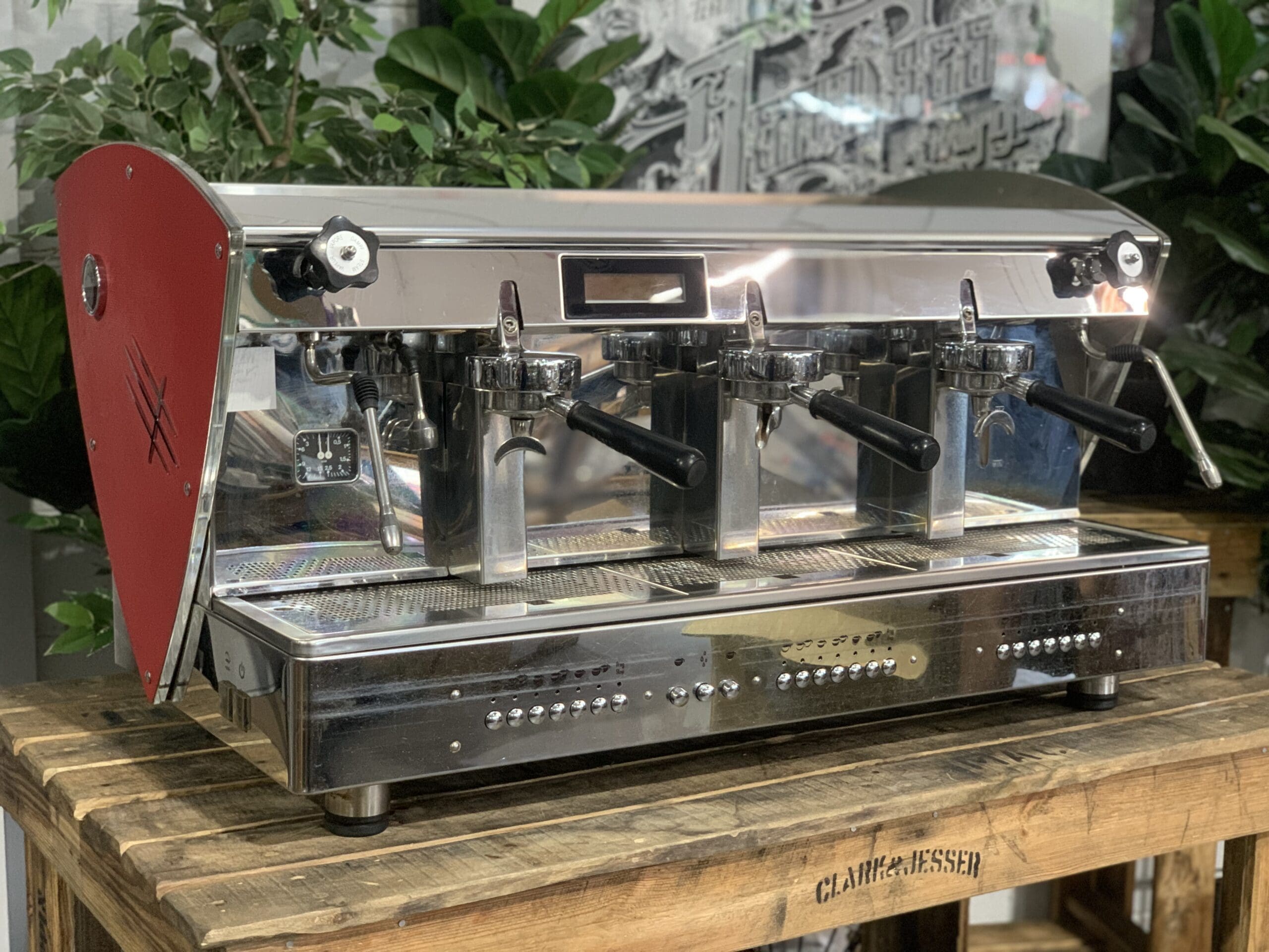 Orchestrale Etnica - 3 Group Commercial Espresso Machine - Red