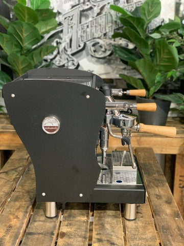 Orchestrale Nota Black with - 1 Group Commercial Espresso Machine - Timber