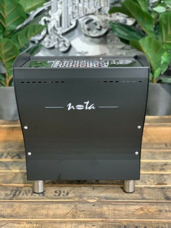 Orchestrale Nota Black with - 1 Group Commercial Espresso Machine - Timber