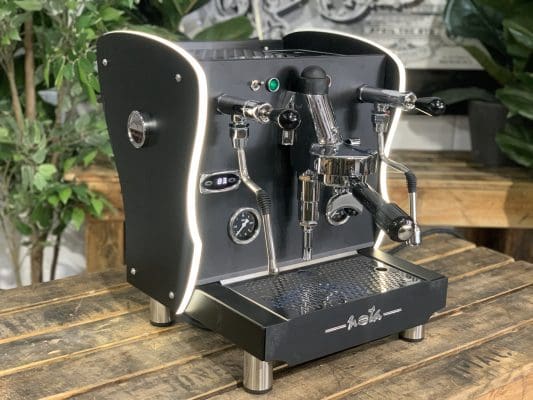 Orchestrale Nota with Side Lights - 1 Group Commercial Espresso Machine - Black