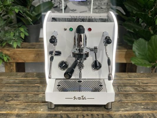 Orchestrale Nota with Side Lights - 1 Group Commercial Espresso Machine - White
