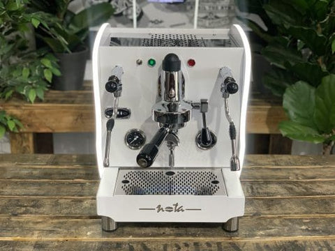 Orchestrale Nota with Side Lights - 1 Group Commercial Espresso Machine - White