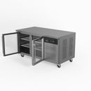 AG Two Door Commercial Glass Door Worktop / Under Bench Display Fridge