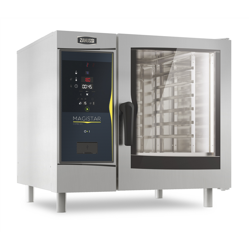 Zanussi 6 GN 1/1 Electric Combi Oven - Digital Control - Boiler Generated Steam