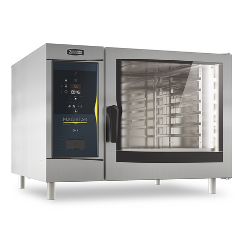 Zanussi 6 GN 2/1 Gas Combi Oven - Digital Control - Boiler Generated Steam